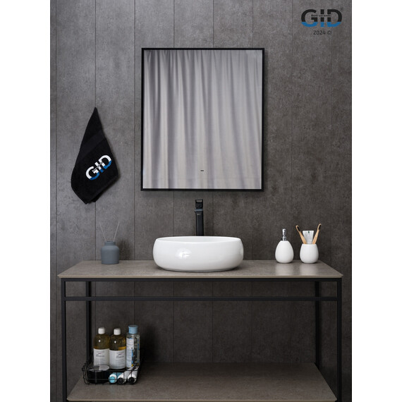 РАКОВИНА GID N9030DS 51235 НАКЛАДНАЯ БЕЛАЯ 40X30X13.5