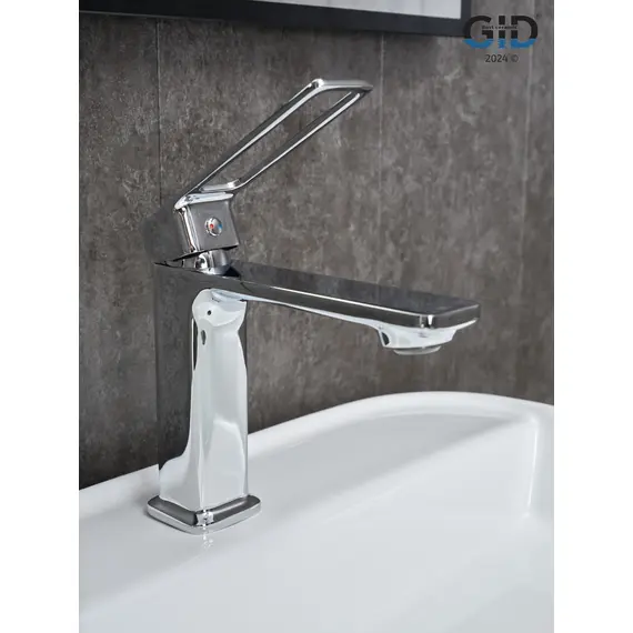 СМЕСИТЕЛЬ ДЛЯ РАКОВИНЫ GID NIAGARA L057-CH-K L057CHK ХРОМ