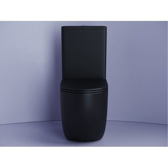 НАПОЛЬНЫЙ ПРИСТЕННЫЙ УНИТАЗ CERAMICA NOVA METROPOL RIMLESS ЧЕРНЫЙ МАТОВЫЙ