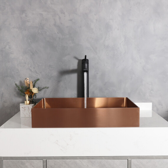 СМЕСИТЕЛЬ ВЫСОКИЙ ДЛЯ РАКОВИНЫ GID BERLIN SS080-BM-D SS080BMD ЧЕРНЫЙ МАТОВЫЙ