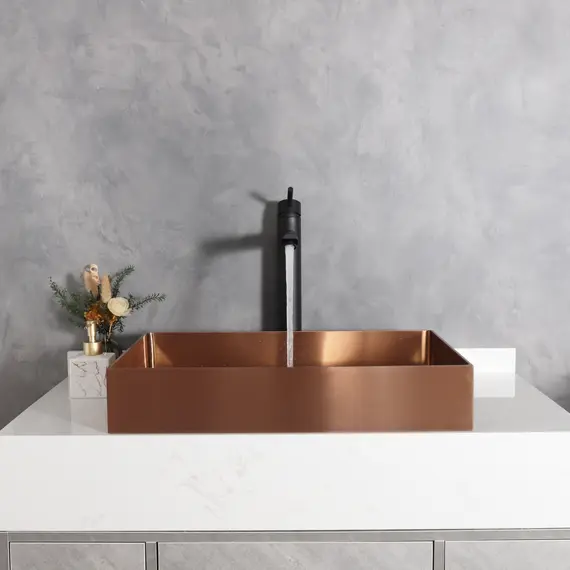 СМЕСИТЕЛЬ ВЫСОКИЙ ДЛЯ РАКОВИНЫ GID BERLIN SS080-BM-D SS080BMD ЧЕРНЫЙ МАТОВЫЙ