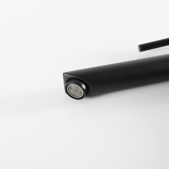 СМЕСИТЕЛЬ ВЫСОКИЙ ДЛЯ РАКОВИНЫ GID BERLIN SS080-BM-D SS080BMD ЧЕРНЫЙ МАТОВЫЙ