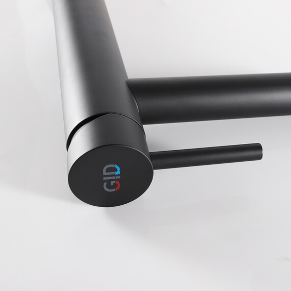 СМЕСИТЕЛЬ ВЫСОКИЙ ДЛЯ РАКОВИНЫ GID BERLIN SS080-BM-D SS080BMD ЧЕРНЫЙ МАТОВЫЙ