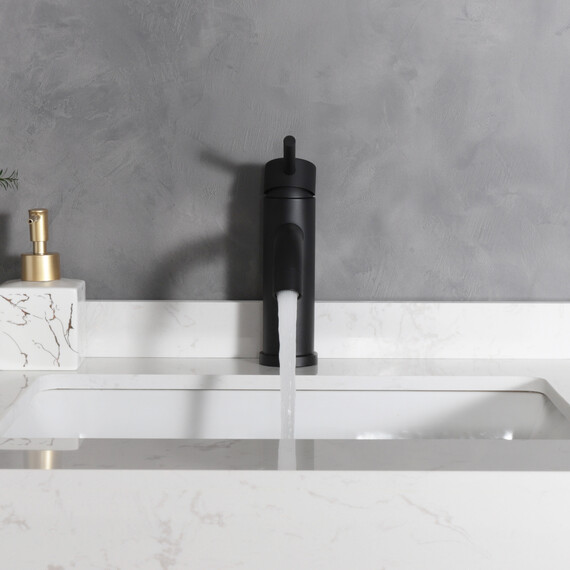 СМЕСИТЕЛЬ ДЛЯ РАКОВИНЫ GID INGA SS096-BM-K SS096BMK ЧЕРНЫЙ МАТОВЫЙ