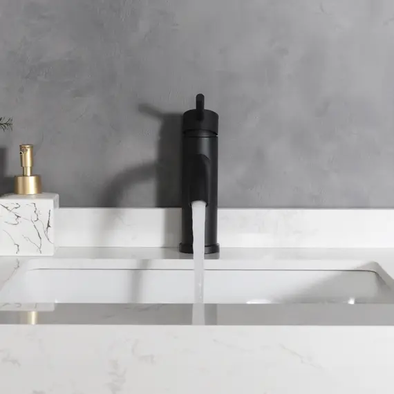 СМЕСИТЕЛЬ ДЛЯ РАКОВИНЫ GID INGA SS096-BM-K SS096BMK ЧЕРНЫЙ МАТОВЫЙ