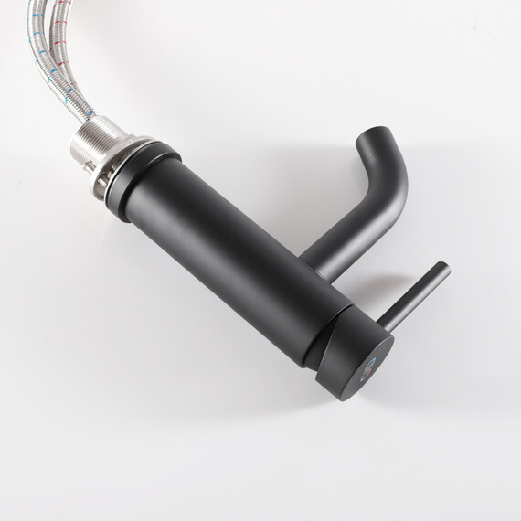 СМЕСИТЕЛЬ ДЛЯ РАКОВИНЫ GID INGA SS096-BM-K SS096BMK ЧЕРНЫЙ МАТОВЫЙ