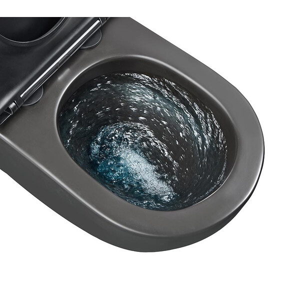 УНИТАЗ ПОДВЕСНОЙ TORNADO GID TR2122TF-BM 62261Y ЧЕРНЫЙ МАТОВЫЙ 49X36X36