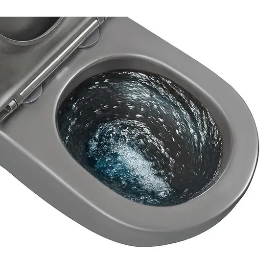 УНИТАЗ ПОДВЕСНОЙ TORNADO GID TR2122TF-DGM 62260Y СЕРЫЙ МАТОВЫЙ 49X36X36