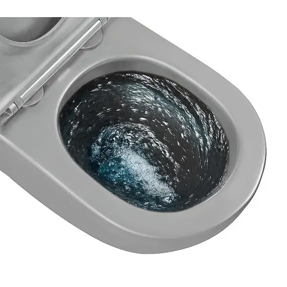 УНИТАЗ ПОДВЕСНОЙ TORNADO GID TR2122TF-LGM 62259Y СЕРЫЙ МАТОВЫЙ 49X36X36