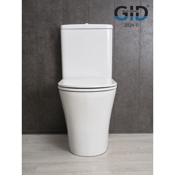 УНИТАЗ НАПОЛЬНЫЙ GID TN2124 62244Y БЕЛЫЙ 60.5X36X82.5
