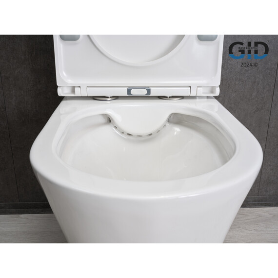 УНИТАЗ НАПОЛЬНЫЙ GID TN2124 62244Y БЕЛЫЙ 60.5X36X82.5