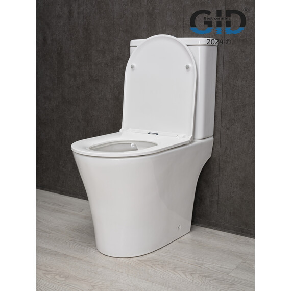 УНИТАЗ НАПОЛЬНЫЙ GID TN2124 62244Y БЕЛЫЙ 60.5X36X82.5