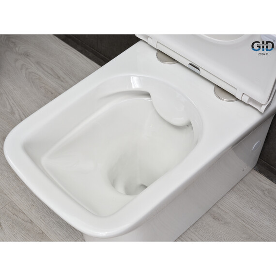 УНИТАЗ НАПОЛЬНЫЙ GID TN2125 62245Y БЕЛЫЙ 64.5X37X83