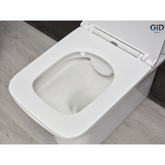 УНИТАЗ НАПОЛЬНЫЙ GID TN2125 62245Y БЕЛЫЙ 64.5X37X83