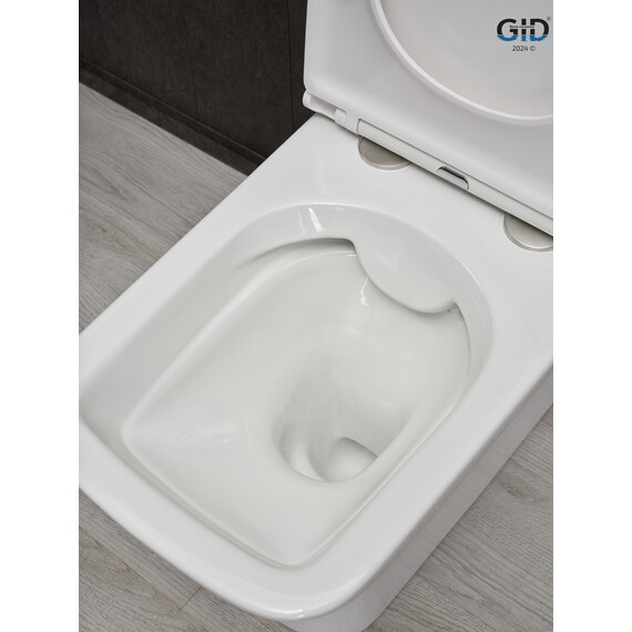 УНИТАЗ НАПОЛЬНЫЙ GID TN2125 62245Y БЕЛЫЙ 64.5X37X83