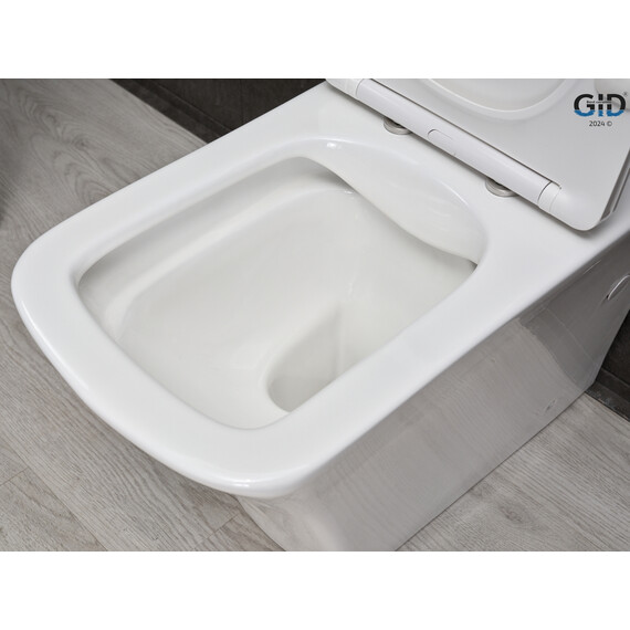 УНИТАЗ НАПОЛЬНЫЙ GID TN2184 62251Y БЕЛЫЙ 62.5X35X81