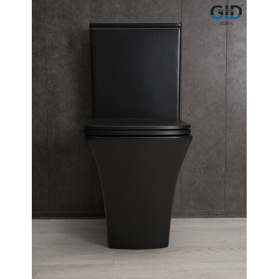 УНИТАЗ НАПОЛЬНЫЙ GID TN2184BM 62252Y ЧЕРНЫЙ МАТОВЫЙ 62.5X37X83