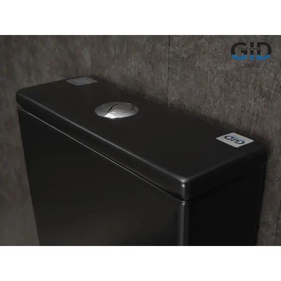 УНИТАЗ НАПОЛЬНЫЙ GID TN2184BM 62252Y ЧЕРНЫЙ МАТОВЫЙ 62.5X37X83