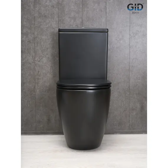 УНИТАЗ НАПОЛЬНЫЙ GID TN2188BM 62250Y ЧЕРНЫЙ МАТОВЫЙ 62.5X38.5X84