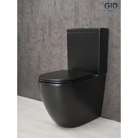 УНИТАЗ НАПОЛЬНЫЙ GID TN2188BM 62250Y ЧЕРНЫЙ МАТОВЫЙ 62.5X38.5X84
