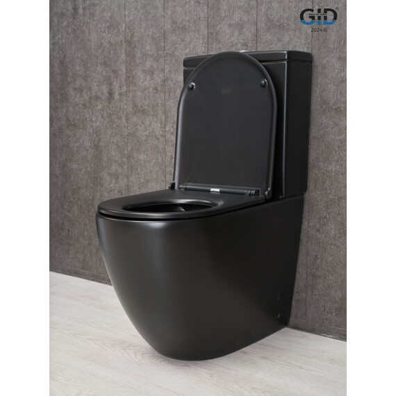 УНИТАЗ НАПОЛЬНЫЙ GID TN2188BM 62250Y ЧЕРНЫЙ МАТОВЫЙ 62.5X38.5X84