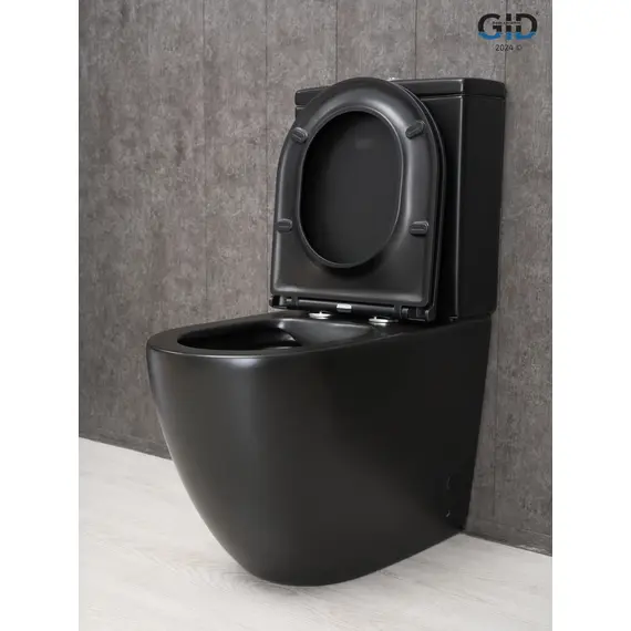УНИТАЗ НАПОЛЬНЫЙ GID TN2188BM 62250Y ЧЕРНЫЙ МАТОВЫЙ 62.5X38.5X84