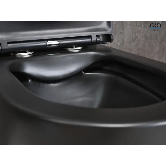 УНИТАЗ НАПОЛЬНЫЙ GID TN2188BM 62250Y ЧЕРНЫЙ МАТОВЫЙ 62.5X38.5X84