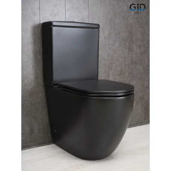 УНИТАЗ НАПОЛЬНЫЙ GID TN2188BM 62250Y ЧЕРНЫЙ МАТОВЫЙ 62.5X38.5X84