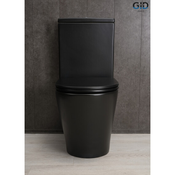 УНИТАЗ НАПОЛЬНЫЙ GID TN2189BM 62248Y ЧЕРНЫЙ МАТОВЫЙ 64.5X38.5X82.5