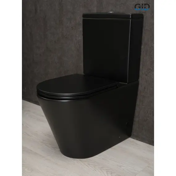 УНИТАЗ НАПОЛЬНЫЙ GID TN2189BM 62248Y ЧЕРНЫЙ МАТОВЫЙ 64.5X38.5X82.5