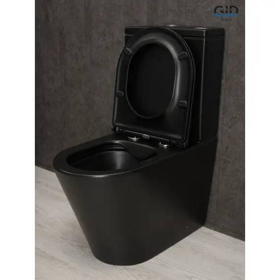 УНИТАЗ НАПОЛЬНЫЙ GID TN2189BM 62248Y ЧЕРНЫЙ МАТОВЫЙ 64.5X38.5X82.5