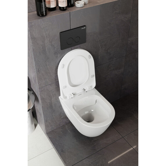 CREAVIT УНИТАЗ ПОДВЕСНОЙ БЕЗОБОДКОВЫЙ