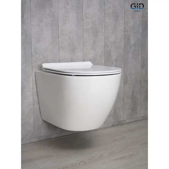 УНИТАЗ ПОДВЕСНОЙ GID TR2122B 62256Y БЕЛЫЙ 53.5X36X35