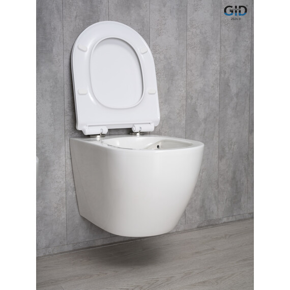 УНИТАЗ ПОДВЕСНОЙ GID TR2122B 62256Y БЕЛЫЙ 53.5X36X35