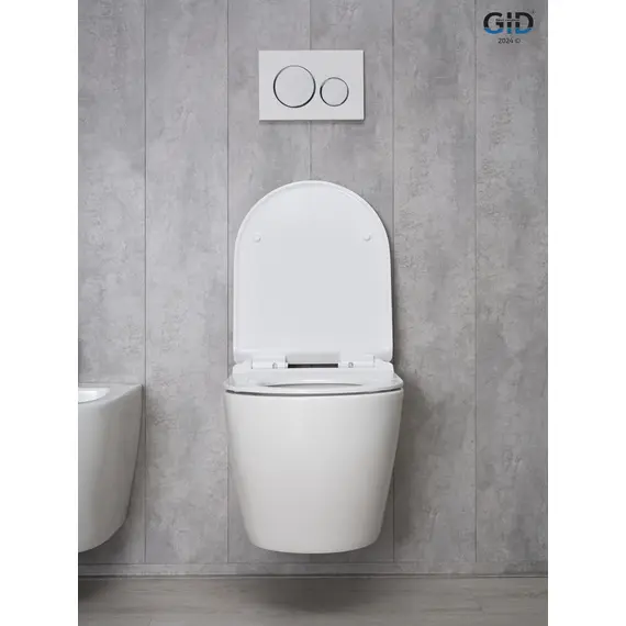 УНИТАЗ ПОДВЕСНОЙ GID TR2122B 62256Y БЕЛЫЙ 53.5X36X35