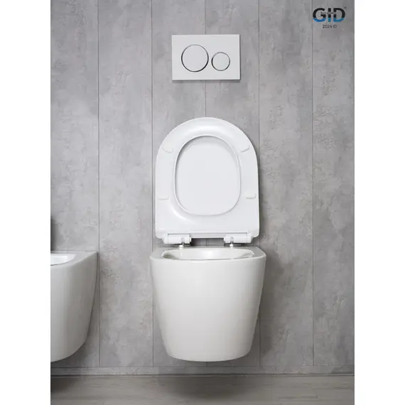 УНИТАЗ ПОДВЕСНОЙ GID TR2122B 62256Y БЕЛЫЙ 53.5X36X35