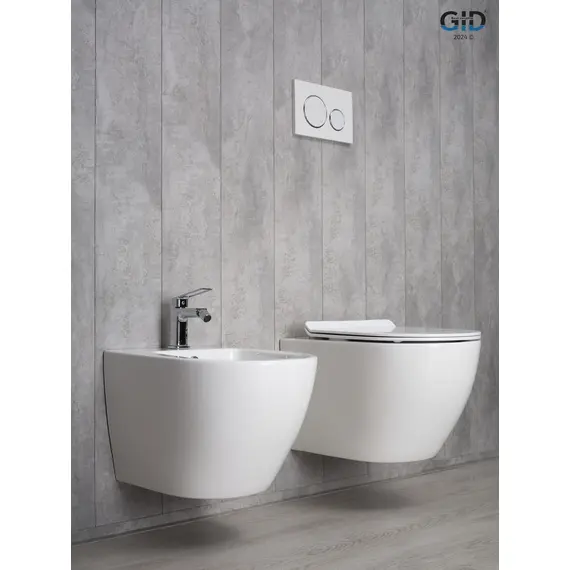 УНИТАЗ ПОДВЕСНОЙ GID TR2122B 62256Y БЕЛЫЙ 53.5X36X35