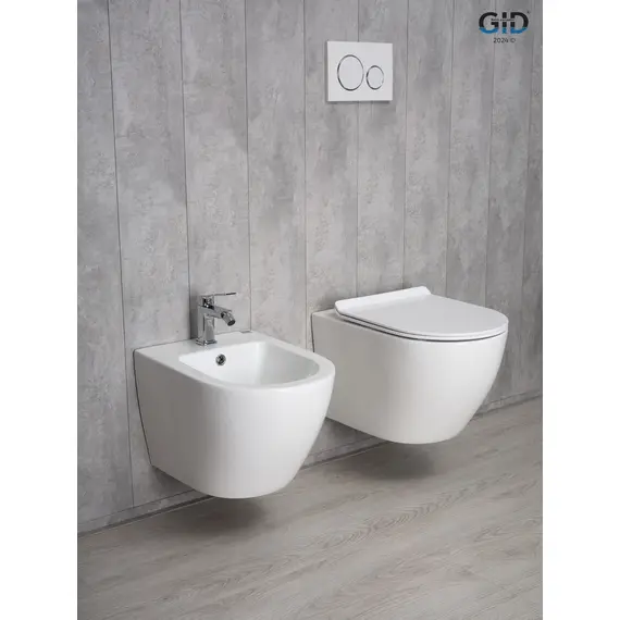 УНИТАЗ ПОДВЕСНОЙ GID TR2122B 62256Y БЕЛЫЙ 53.5X36X35