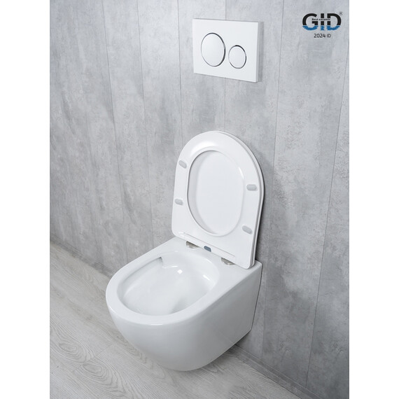 УНИТАЗ ПОДВЕСНОЙ TORNADO GID TR2122TF 62258Y БЕЛЫЙ 49X36X36