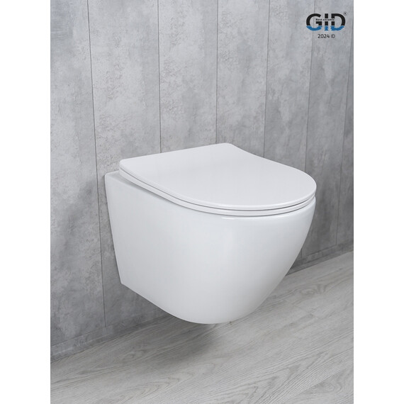 УНИТАЗ ПОДВЕСНОЙ TORNADO GID TR2122TF 62258Y БЕЛЫЙ 49X36X36