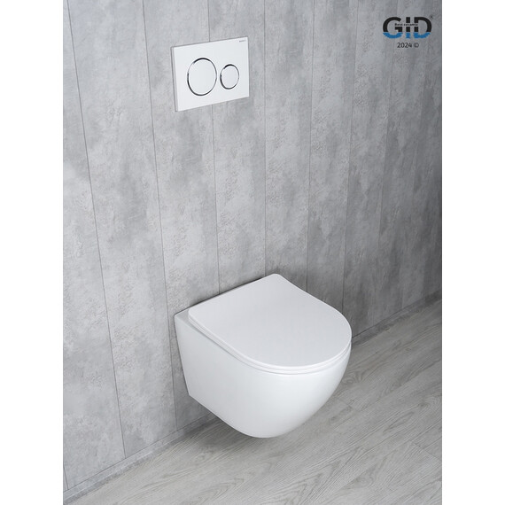 УНИТАЗ ПОДВЕСНОЙ TORNADO GID TR2122TF 62258Y БЕЛЫЙ 49X36X36