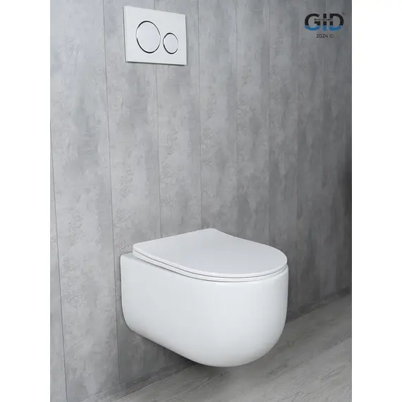 УНИТАЗ ПОДВЕСНОЙ TORNADO GID TR2133TF 62262Y БЕЛЫЙ 49X36X34