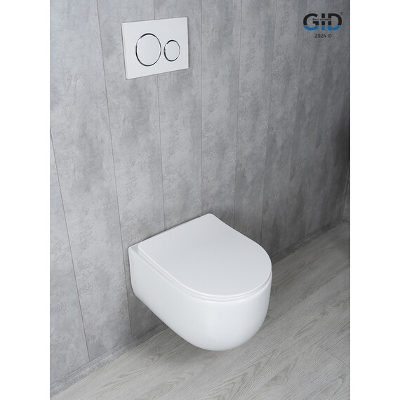 УНИТАЗ ПОДВЕСНОЙ TORNADO GID TR2133TF 62262Y БЕЛЫЙ 49X36X34