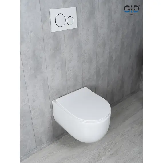 УНИТАЗ ПОДВЕСНОЙ TORNADO GID TR2133TF 62262Y БЕЛЫЙ 49X36X34