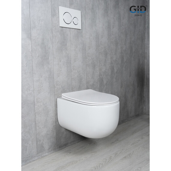 УНИТАЗ ПОДВЕСНОЙ TORNADO GID TR2133TF 62262Y БЕЛЫЙ 49X36X34