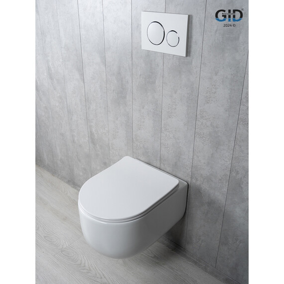 УНИТАЗ ПОДВЕСНОЙ TORNADO GID TR2133TF 62262Y БЕЛЫЙ 49X36X34