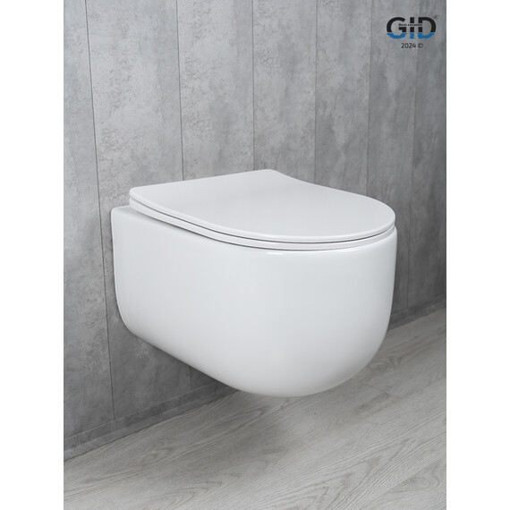 УНИТАЗ ПОДВЕСНОЙ TORNADO GID TR2133TF 62262Y БЕЛЫЙ 49X36X34