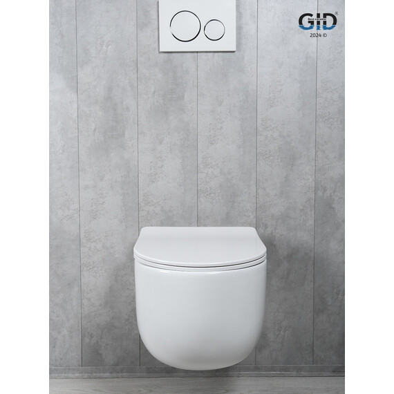 УНИТАЗ ПОДВЕСНОЙ TORNADO GID TR2133TF 62262Y БЕЛЫЙ 49X36X34