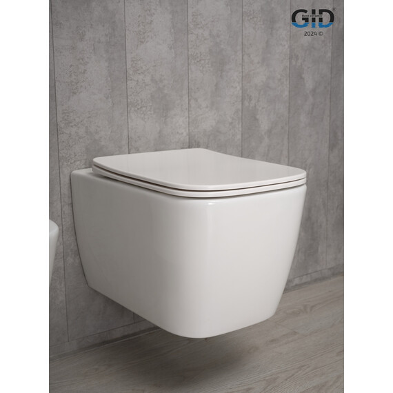 УНИТАЗ ПОДВЕСНОЙ GID TR2140 62254Y БЕЛЫЙ 51X35X37.5