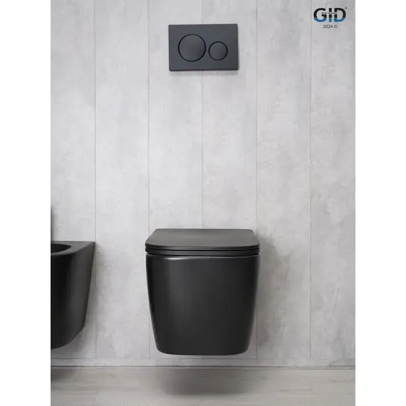 УНИТАЗ ПОДВЕСНОЙ GID TR2140BM 62255Y ЧЕРНЫЙ МАТОВЫЙ 51X35X37.5